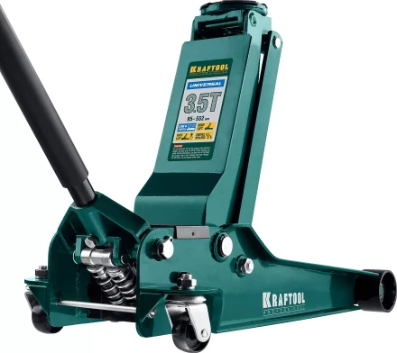 Домкрат гидравлический подкатной &quot;Universal&quot;, 3,5т, 95-552 мм, KRAFTOOL 43454-3.5 43454-3.5 купить в Магнитогорске