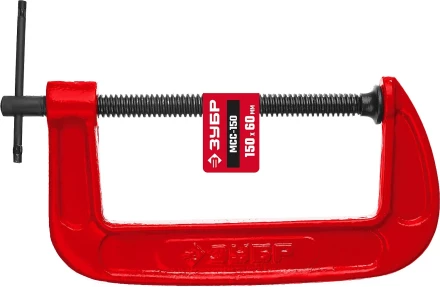 ЗУБР МСС-150, 150 мм, чугунная струбцина (32244-150) купить в Магнитогорске