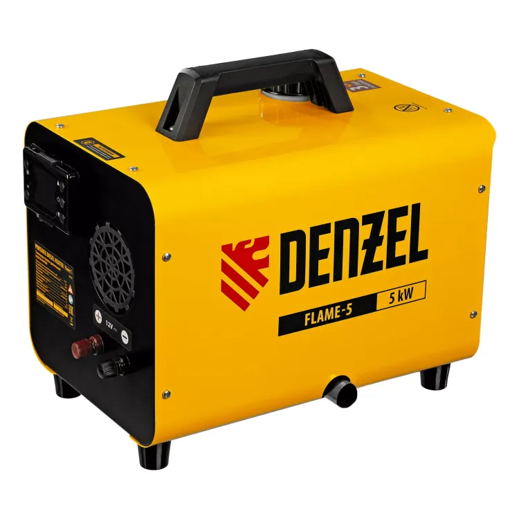 Дизельная тепловая портативная пушка Denzel Flame-5 96495, 5кВт, 300м3/ч, непр.наг., циф. терм. купить в Магнитогорске