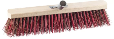 Щетка GRINDA &quot;EURO&quot; уличная без ручки, буковая колодка, смесь натур и искусств щетины, мет держатель для черенка, 40см 39197-40 купить в Магнитогорске