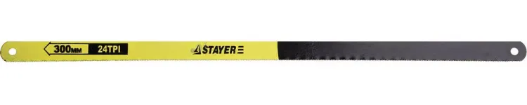 Полотно STAYER "STANDARD" для ножовки по металлу, 24TPI(1мм), 300мм, 2шт 1588-S2_z01 купить в Магнитогорске