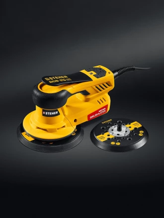 STEHER BOS-25 Duo, d125 / d150 мм, 2.5 мм, 350 Вт, бесщеточная орбитально-шлифовальная машина, кейс (BOS-25) купить в Магнитогорске