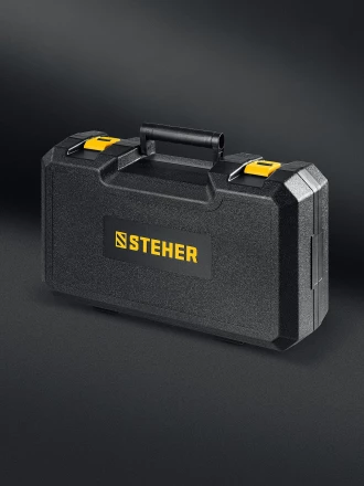 STEHER BOS-25 Duo, d125 / d150 мм, 2.5 мм, 350 Вт, бесщеточная орбитально-шлифовальная машина, кейс (BOS-25) купить в Магнитогорске