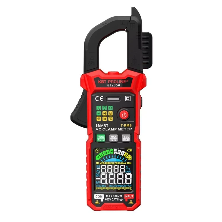 Токоизмерительные клещи КВТ KT 205А с True RMS (90385) купить в Магнитогорске