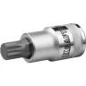 Торцовая бита-головка KRAFTOOL "INDUSTRIE QUALITAT", материал S2, SPLINE, сатинированная, 1/2", M10 27911-10_z01 купить в Магнитогорске