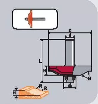 Фреза панельная с подшипником Кратон (1 09 06 002) 1 09 06 002 купить в Магнитогорске