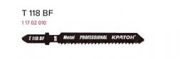 Пилка лобзиковая по металлу Кратон PROFESSIONAL 118 BF 1 17 02 010