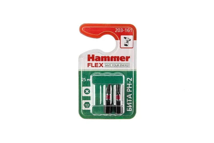 Бита HAMMER PH2 25мм (2шт) купить в Магнитогорске
