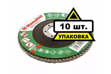 Круг Лепестковый Торцевой (КЛТ) HAMMER КЛТ 1 Ф115х22 Р60 213-002 купить в Магнитогорске