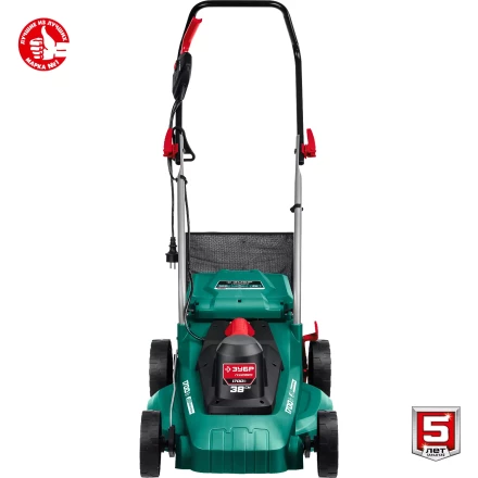 ЗУБР 1700 Вт, ш/с 38 см, сетевая газонокосилка (ГСЦ-38-1700) купить в Магнитогорске