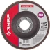 Круг шлифовальный ЗУБР &quot;МАСТЕР&quot; лепестковый торцевой, зерно-электрокорунд нормальный, тип КЛТ 1, P60, 115х22,2мм 36593-115-60 купить в Магнитогорске