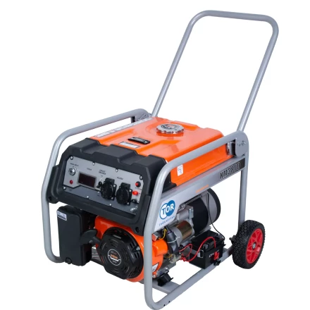 Генератор бензиновый TOR KM3800H 2,5 кВт 220В 16 л с электростартером и колесами 1018114 купить в Магнитогорске