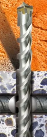 Бур SDS-plus по бетону с арматурой AX 8х160мм Кратон 1 02 05 005 купить в Магнитогорске