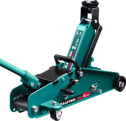 Домкраты KRAFTOOL подкатные гидравлические, алюминиевый корпус 43457-2.5 купить в Магнитогорске