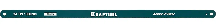 Полотно гибкое Max Flex, KRAFTOOL 15941-24-S2, безопасное, с волнообразной разводкой, 24 TPI, 2шт, 300мм 15941-24-S2 купить в Магнитогорске
