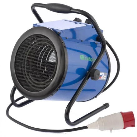 Тепловая пушка ТВ-9 380 В 3 режима вентилятор 4500-9000 Вт Сибртех 96435 купить в Магнитогорске