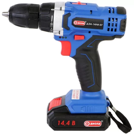Аккумуляторная дрель-шуруповерт Диолд ДЭА-14ЛИ-07 купить в Магнитогорске