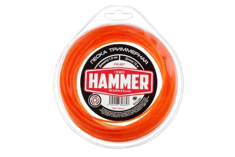 Леска для триммеров HAMMER 216-827 купить в Магнитогорске