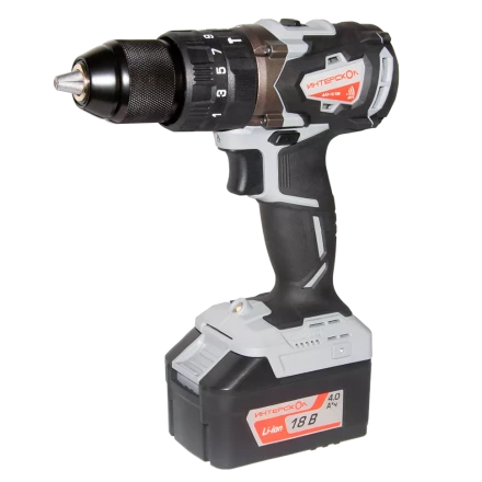 Аккумуляторная дрель-шуруповерт ИНТЕРСКОЛ ДАУ-13/18В (574.0.0.70) Li-ion АПИ (кейс, без аккум. и ЗУ) купить в Магнитогорске