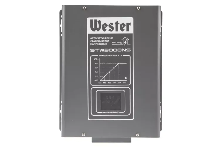 Стабилизатор напряжения WESTER STW3000NS купить в Магнитогорске