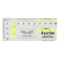Уровень KRAFTOOL "PRO" "CRYSTAL" 2 ампулы, 40х100мм 1-34865-040
