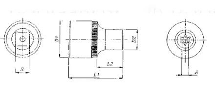 Торцевая головка 3/8&quot;DR внешний TORX Е-14 S06H314 Jonnesway 49706 купить в Магнитогорске
