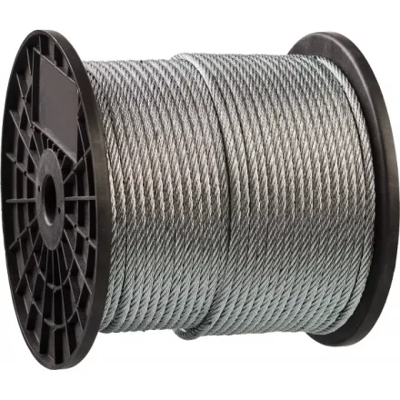 Трос стальной ЗУБР &quot;ПРОФЕССИОНАЛ&quot;, оцинкованный, DIN 3055, d=4 мм, L=200 м 4-304110-04 купить в Магнитогорске