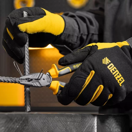 Плоскогубцы комбинированные 180 мм Denzel 17081, трехкомпонентные рукоятки купить в Магнитогорске