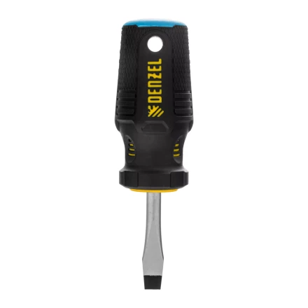 Отвертка, SL6x38 мм, S2, 3к рукоятка Denzel 122017 купить в Магнитогорске