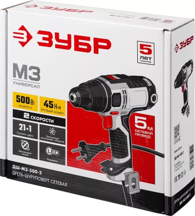Дрель-шуруповерт сетевая ДШ-М3-500-2 серия МАСТЕР купить в Магнитогорске