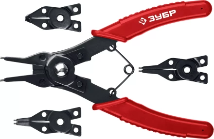 ЗУБР 4-в-1, 4 насадки, съемник стопорных колец (2283) купить в Магнитогорске