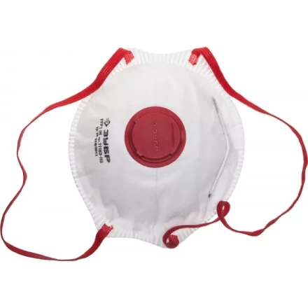 Полумаска фильтрующая ЗУБР &quot;МАСТЕР&quot; коническая, с клапаном, многослойная, класс защиты FFP1, 5шт 11163-H5 купить в Магнитогорске