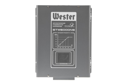 Стабилизатор напряжения WESTER STW5000NS купить в Магнитогорске