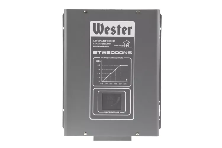 Стабилизатор напряжения WESTER STW5000NS купить в Магнитогорске
