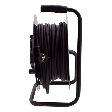 Удлинитель силовой 30 м, 16А, тип УХз16, КГ 3 x 1.5 мм, на стальной катушке, 4 розетки Сибртех 95876 купить в Магнитогорске