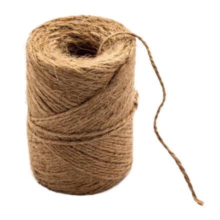 Шнур банковский джутовый 100 м, в диспенсере, вес 120 гр +- 10%, Россия Сибртех 94156 купить в Магнитогорске