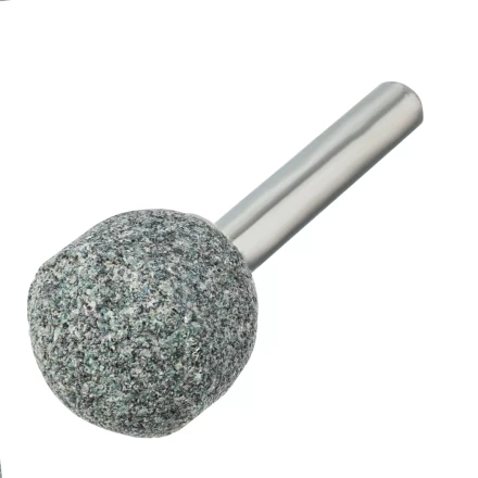 Шарошка абразивная, шар, 19 мм, для дрели , хвостовик d6 мм, 63С Denzel 76023 купить в Магнитогорске