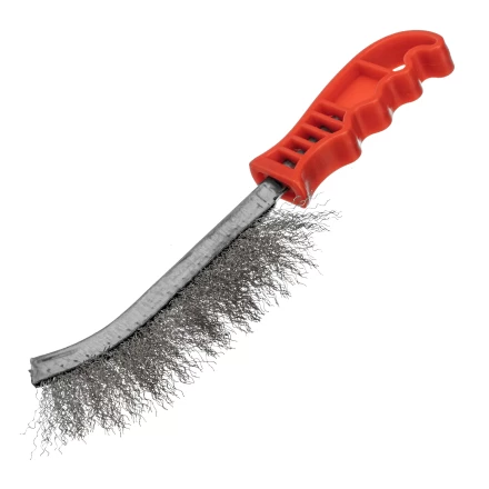 Щетка металлическая фосфатированная, пластиковая ручка Matrix 748325 купить в Магнитогорске