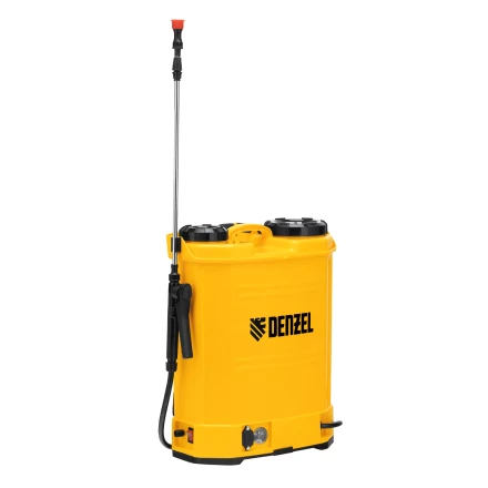 Опрыскиватель ранцевый аккумуляторный Denzel D-16LA, 16 л, 12 В, 8 Ач 64789 купить в Магнитогорске