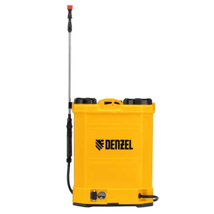Опрыскиватель ранцевый аккумуляторный Denzel D-16LA, 16 л, 12 В, 8 Ач 64789 купить в Магнитогорске