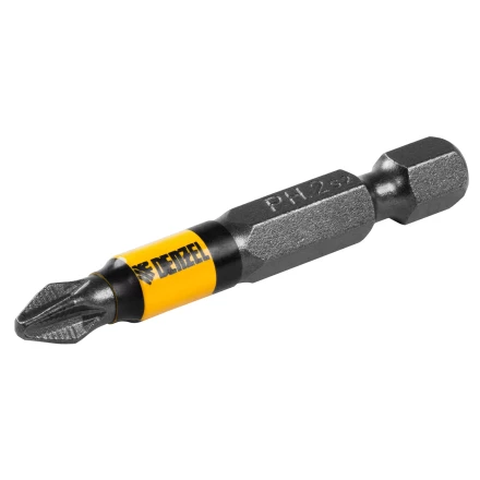 Бита PH2х50, сталь S2, цилиндр., 10 шт. Е 6,3 Denzel 11641 купить в Магнитогорске