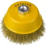 STAYER "PROFESSIONAL". Щетка чашечная для УШМ, витая стальная латунированная проволока 0,3мм, 125ммхМ14 35125-125 купить в Магнитогорске