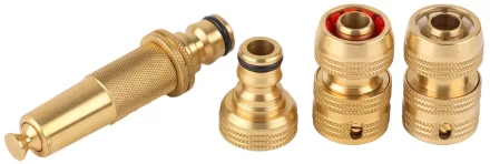 Набор RACO &quot;Profi&quot;, Наконечник, адаптер и соединители 1/2&quot;х3/4&quot;, латунь, 4 предмета 4246-55057B купить в Магнитогорске