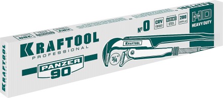 Ключ трубный с прямыми губками KRAFTOOL PANZER-90 2734-05 купить в Магнитогорске