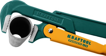 Ключ трубный с прямыми губками KRAFTOOL PANZER-90 2734-05 купить в Магнитогорске