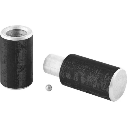 Петля гаражная с шаром D 25 x 160 мм 4 шт Россия Сибртех 920077 купить в Магнитогорске