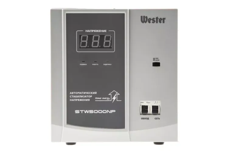 Стабилизатор напряжения WESTER STW5000NP купить в Магнитогорске