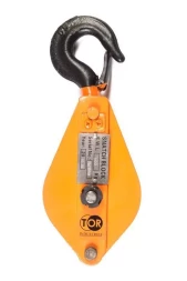 Блок монтажный однорольный с крюком TOR HQG(L) K1-0,5 т с откидной щекой (K) 1048146