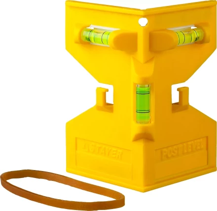 Уровень-угольник STAYER &quot;MASTER&quot; &quot;POSTLevel&quot; пластмассовый с магнитом, 3 ампулы 3456_z01 купить в Магнитогорске