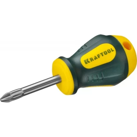 Отвертка KRAFTOOL, Cr-Mo-V сталь, двухкомпонентная противоскользящая рукоятка, PH, №2x38мм 250072-2-038 купить в Магнитогорске